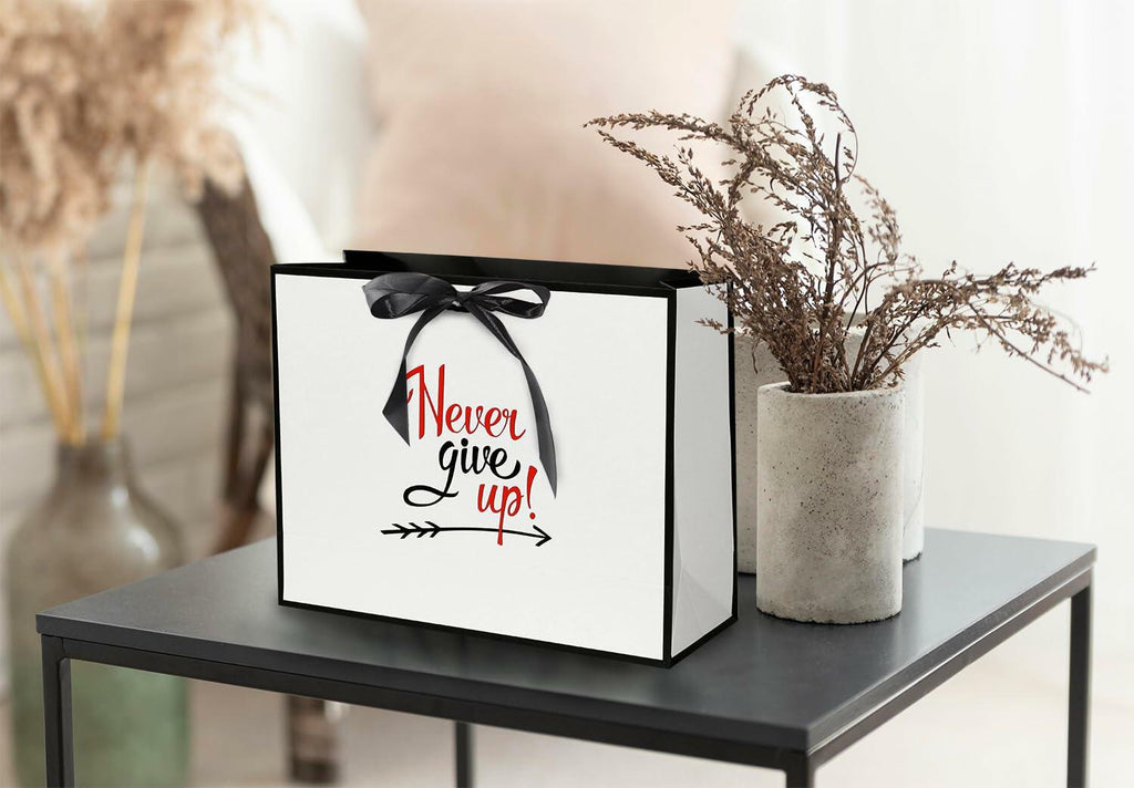 Linelglobal Encouragement Gift Bag with Tissue Paper 12.6" Self-Improvement