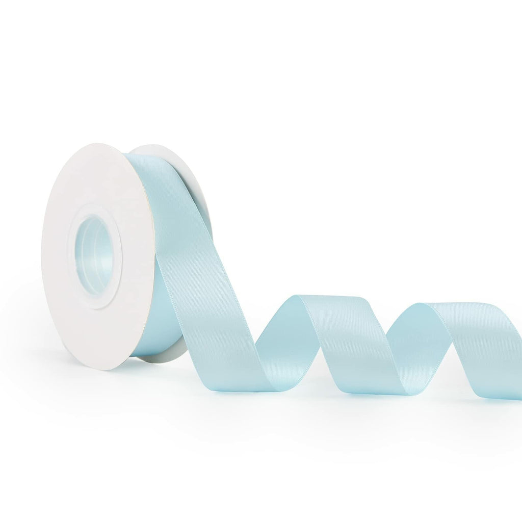 DINDOSAL Satin Ribbon 1 Inch Double Face Turquoise 25 Yards Wedding Decor