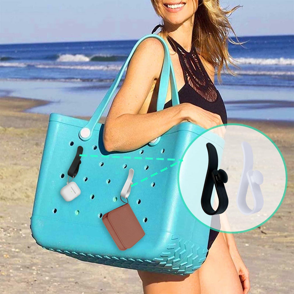 CULASIGN 3Pcs Bag Hooks Keychain Holder Charms Organizer for Beach Bag