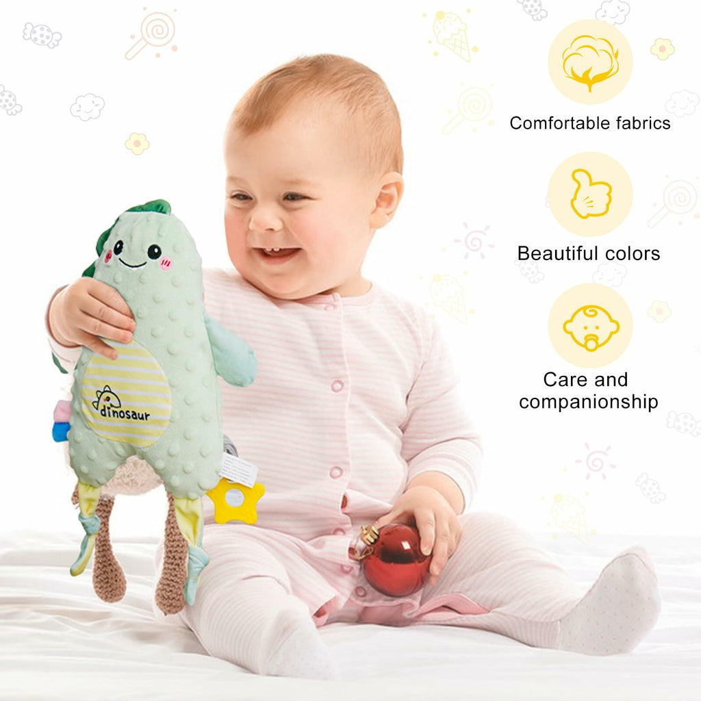 KELCIO Lion Plush Soother Toy for Babies Yellow  14.6 Inch (OPEN BOX)