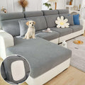 Jejiakell Universal Wear-Resistant Sofa Cover 360° Elastic Anti-Slip Grey