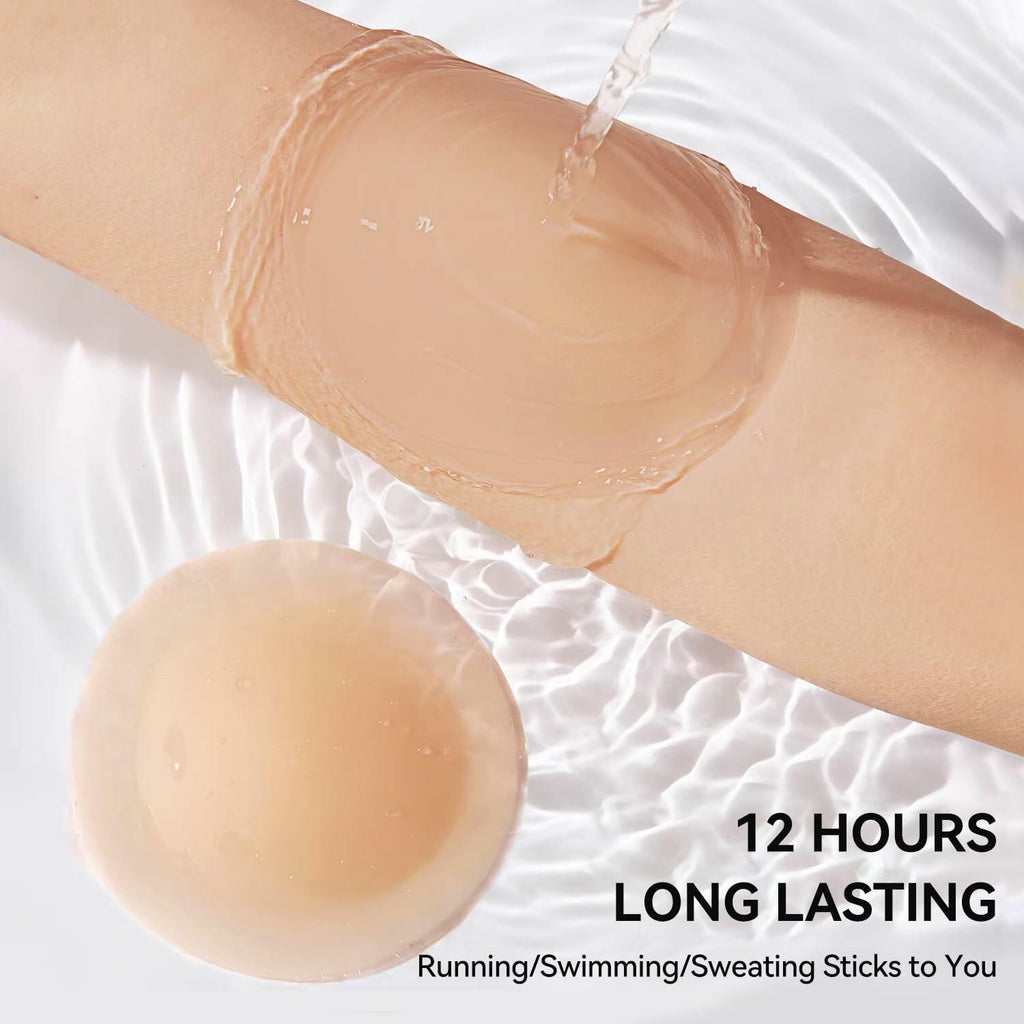 Victoriatourist Silicone Nipple Covers 2 Pairs Seamless Reusable Washable