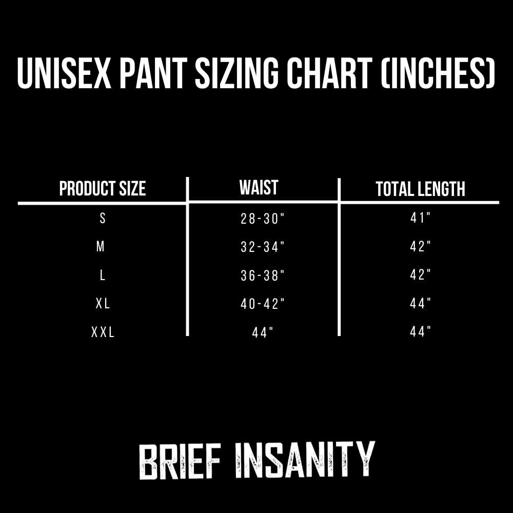 BRIEF INSANITY Lounge Pajama Pants SKOL Print Purple & Gold Size S