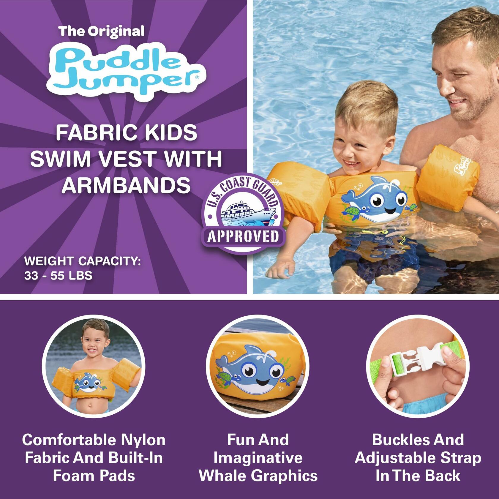 Child Basic Life Vest Whale
