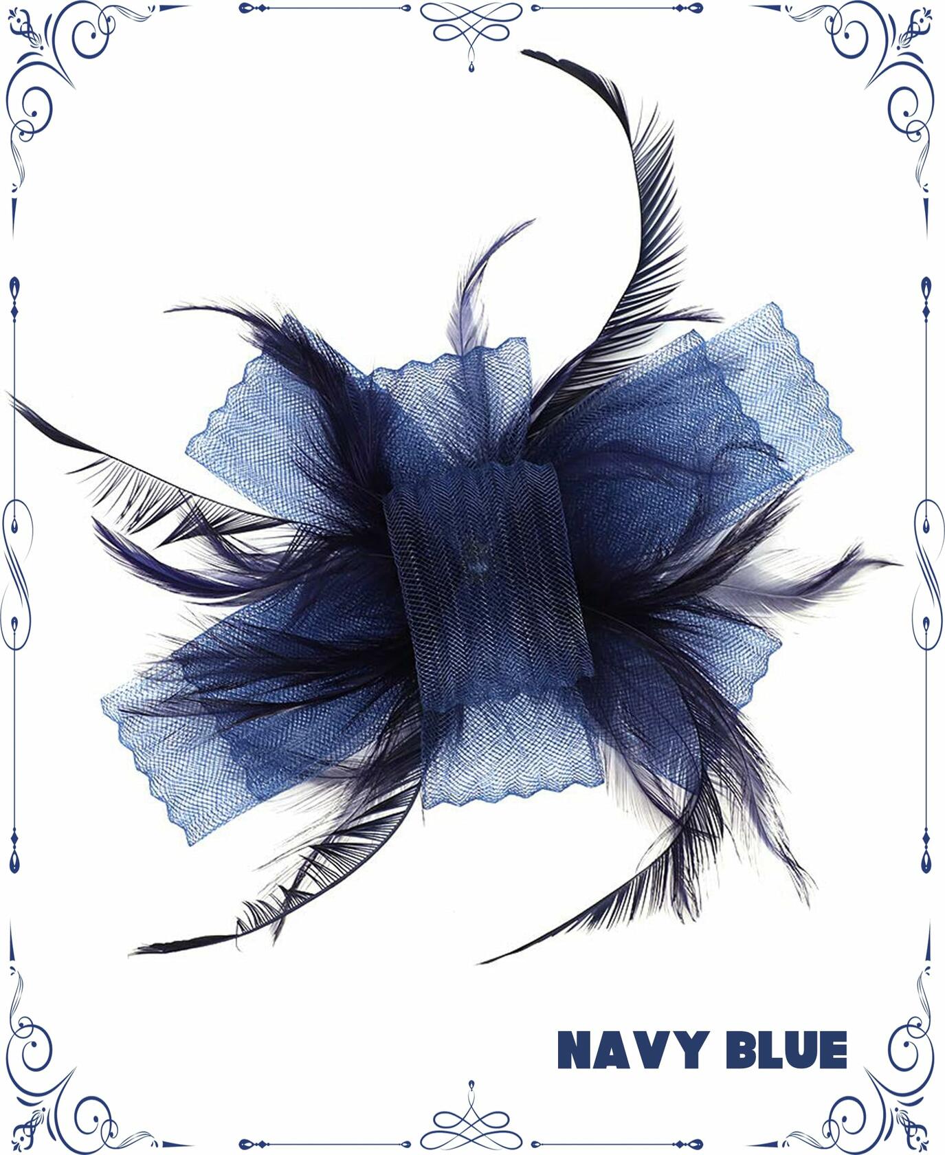 Kidukso Derby Hat Women Vintage Fascinator Headband Clip