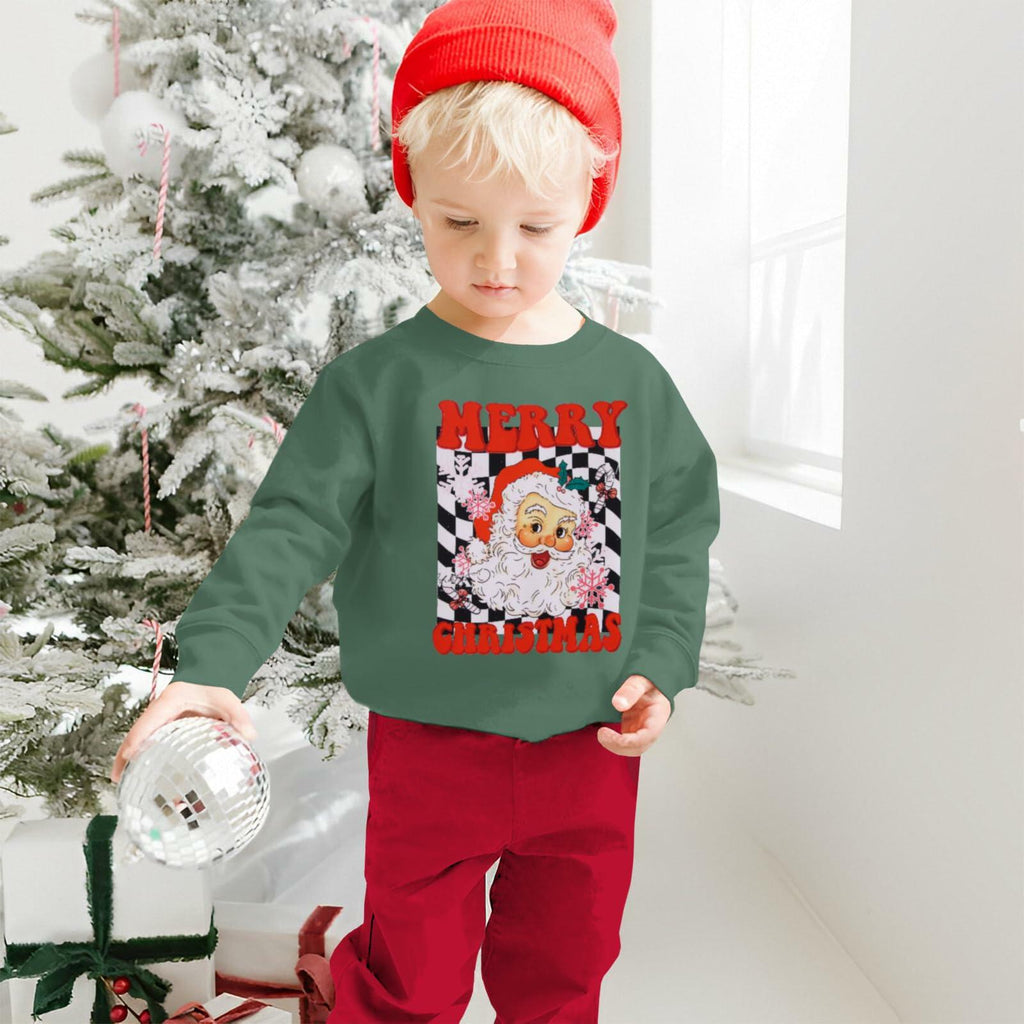 C&M WODRO Toddler Christmas Santa Sweatshirt Pants Set Green Size 5-6 Years