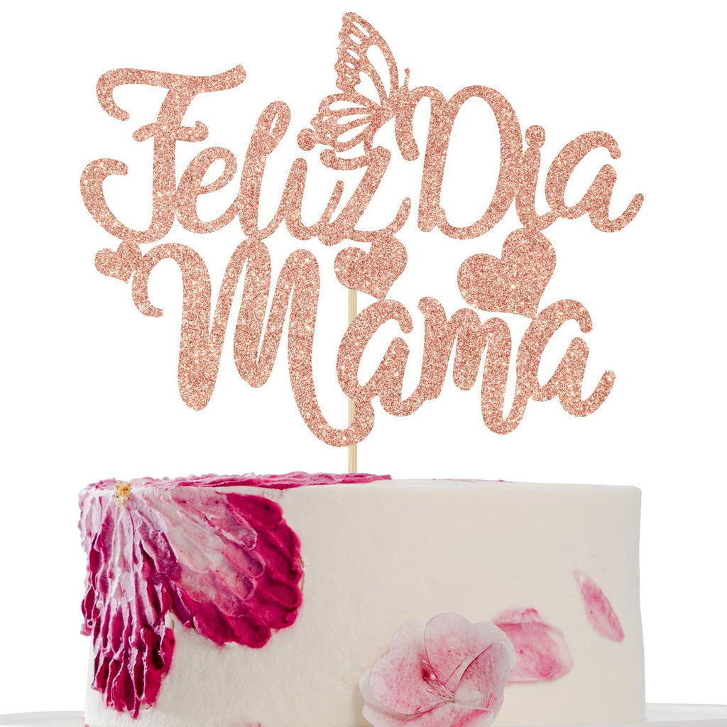 Feliz Dia Mama Cake Topper First Holy Communion Mothers Day Decor