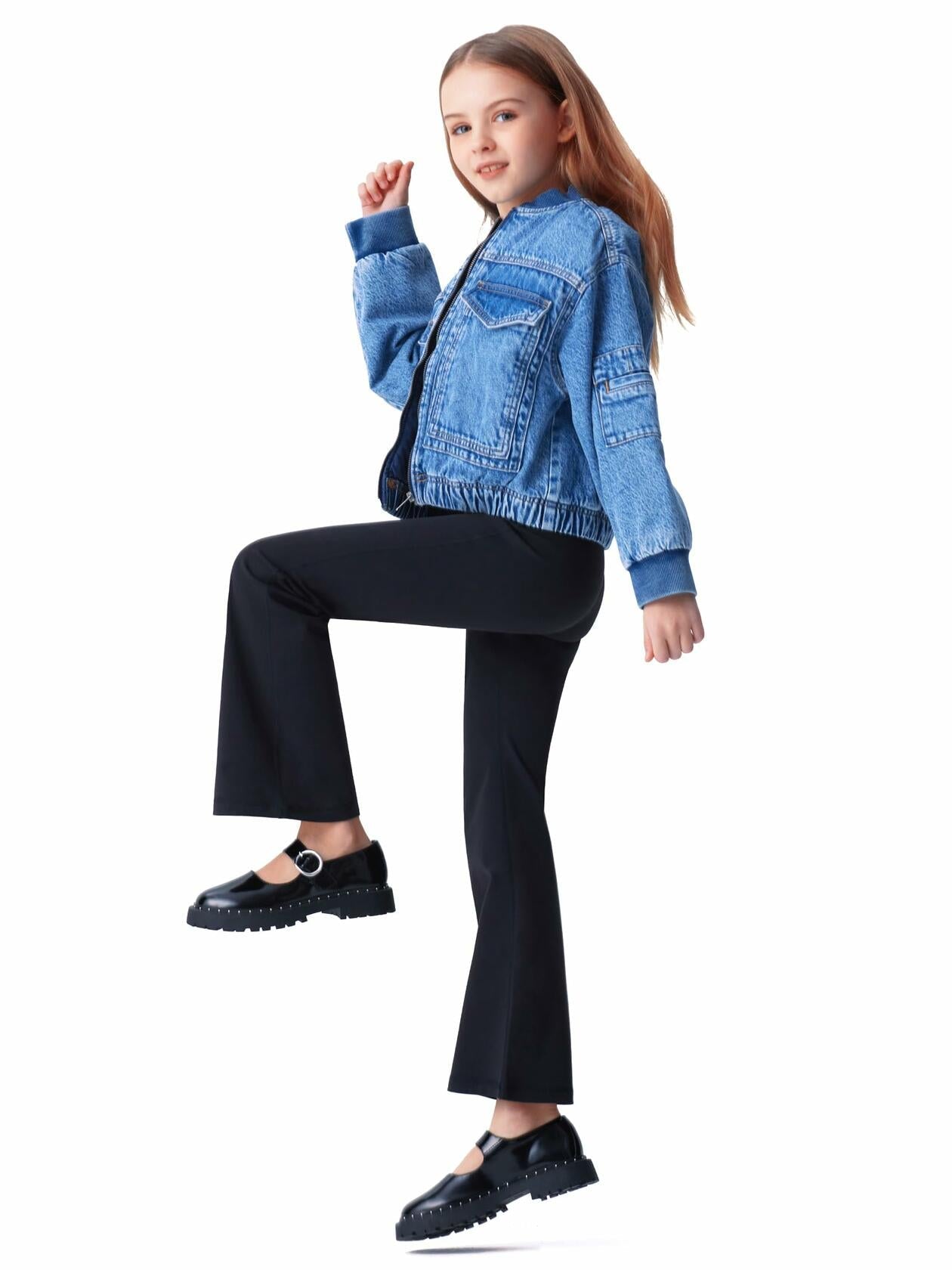 all about pants Kids' Activewear Leggings Girls' Yoga Pants Black 4 T