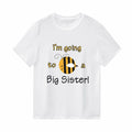 Promoted to Big Sister Baby Girl Tee Colorful Letters Pink Size 3-4 Years