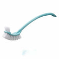 [Like New] Simple Toilet Brush Double Sided Clean Brush with Long Holder Green 1pc