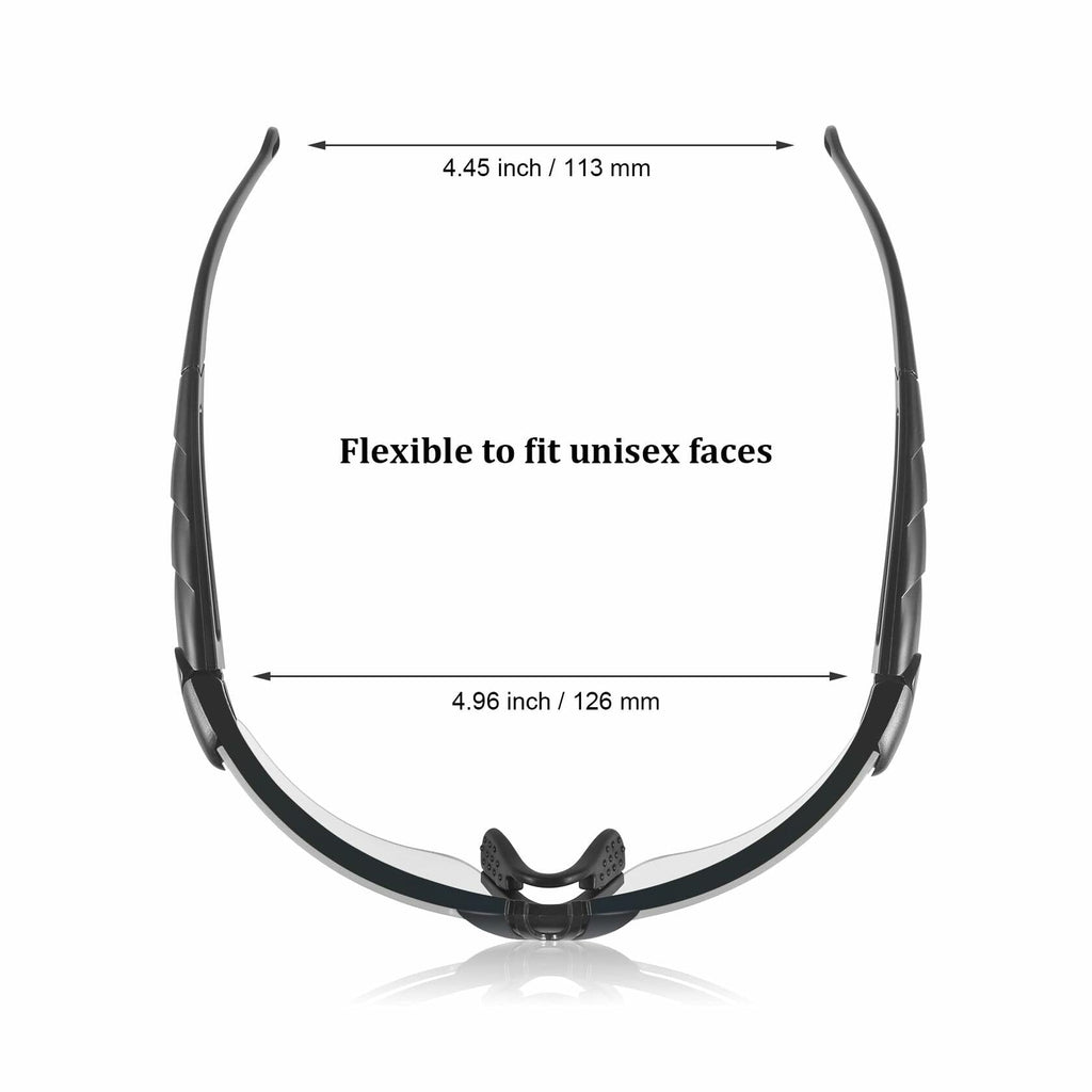 DAXISONN Shooting Safety Glasses Grey Anti Fog Tactical Ballistic Eyewear