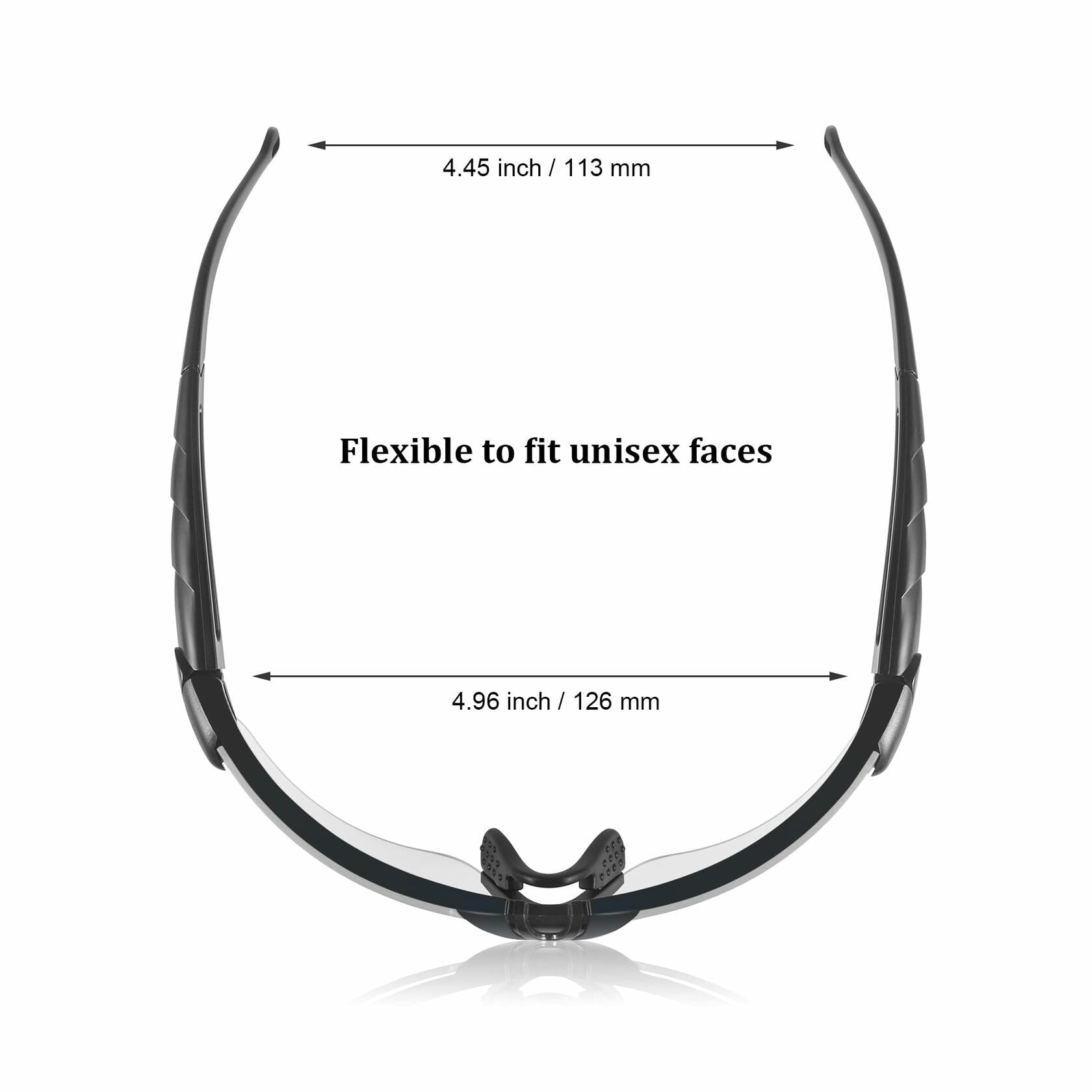 DAXISONN Shooting Safety Glasses Grey Anti Fog Tactical Ballistic Eyewear