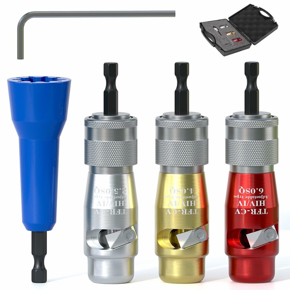 [Like New] Fivepears Electric Wire Stripper Set Adjustable 2.5 4.0 6.0 Square Aluminum