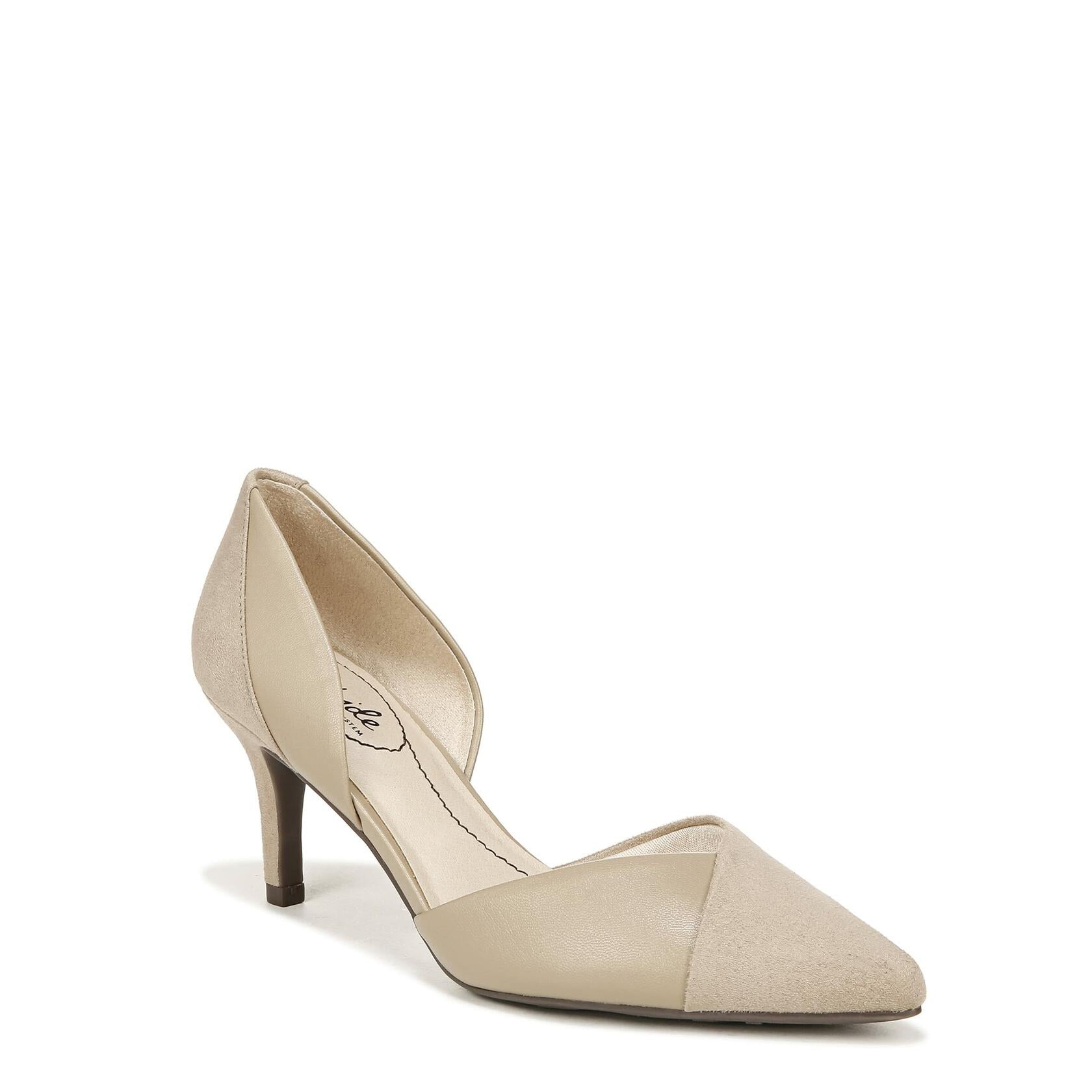 LifeStride Womens Sunset D'Orsay Dress Shoes Beige Size 9.5 M