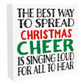 Christmas Holiday Decor Xmas Vacation Decorations 5x5 Inches Funny Sign