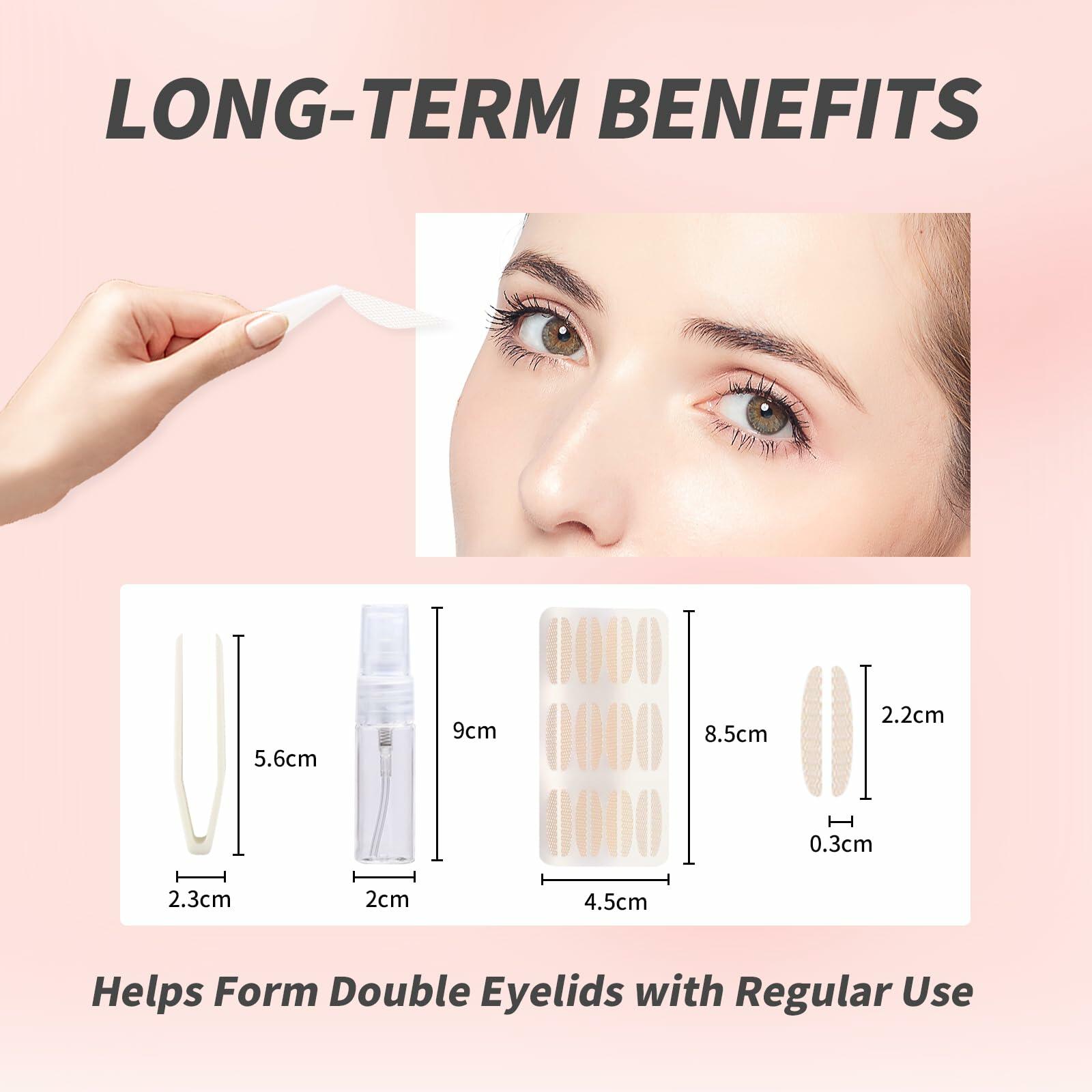[Like New] YAFIYGI 120 Pcs Double Eyelid Tape Clear Mesh Waterproof Natural Fiber