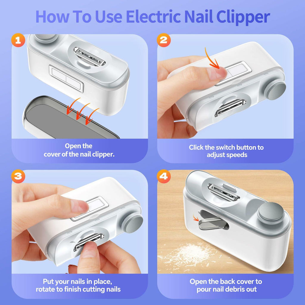 [Like New] Yibosoar Nail Clippers Fingernail Trimmer for Kids Seniors Adults
