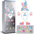 Weewooday 14pcs Easter Gnomes Refrigerator Magnets Multicolor Holiday Set