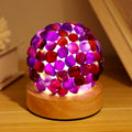 [Like New] Nizrsky Crystal Night Light Home Decor Lamp Purple Agate 0.86lb