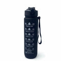 [Like New] Healthaccessories Motivational Reusable Tritan Water Bottle 32oz Blue BPA Free