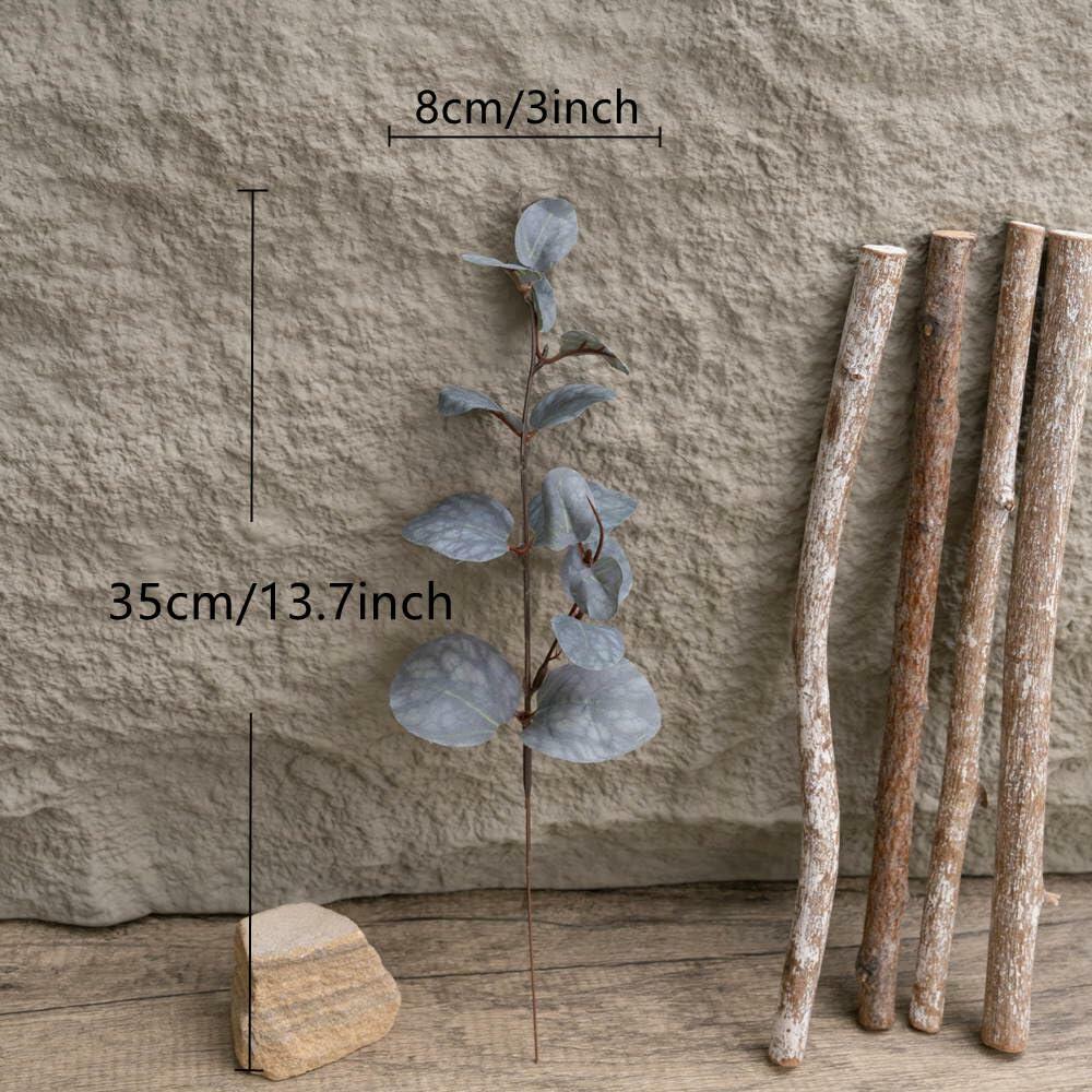 [Like New] KIRIFLY 10pcs Eucalyptus Stems Indoor Greenery Décor GREEN