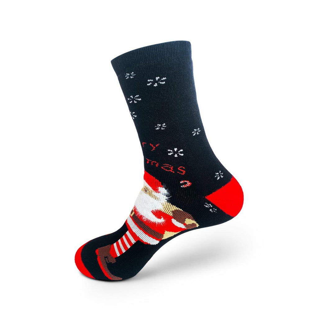 KKVXVEUQZ Men's Premium Cotton Christmas Socks 3 Pack