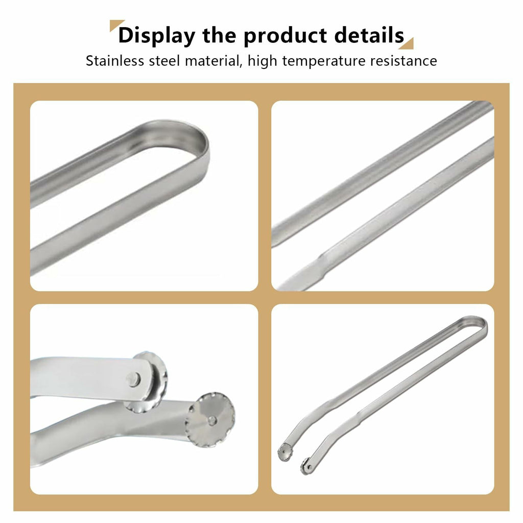 [Like New] QKFU BBQ Sa-Used Rotating Maybe, Flip Bacon Steak Meat Sausage Vegetables Tongs