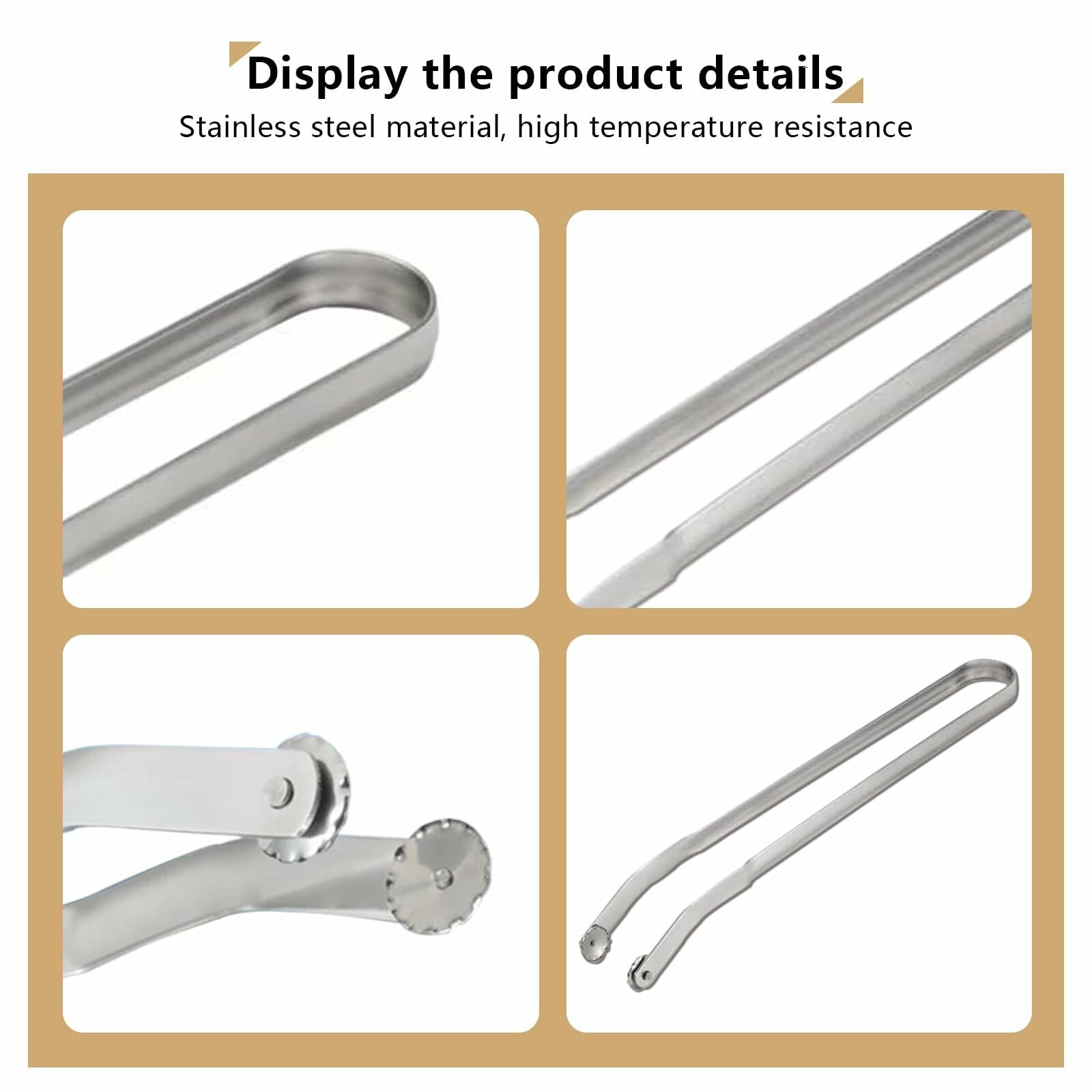 [Like New] QKFU BBQ Sa-Used Rotating Maybe, Flip Bacon Steak Meat Sausage Vegetables Tongs