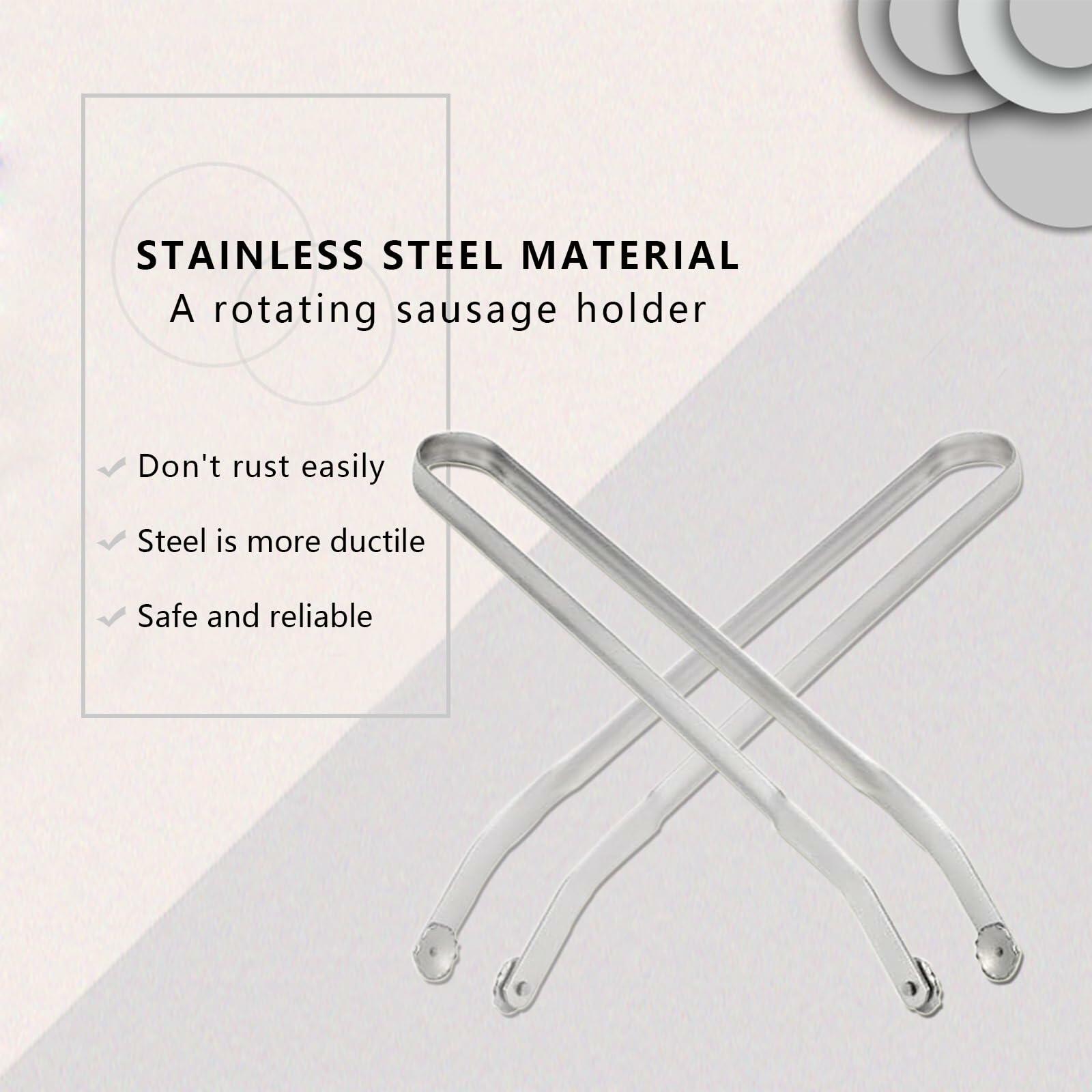 [Like New] QKFU BBQ Sa-Used Rotating Maybe, Flip Bacon Steak Meat Sausage Vegetables Tongs