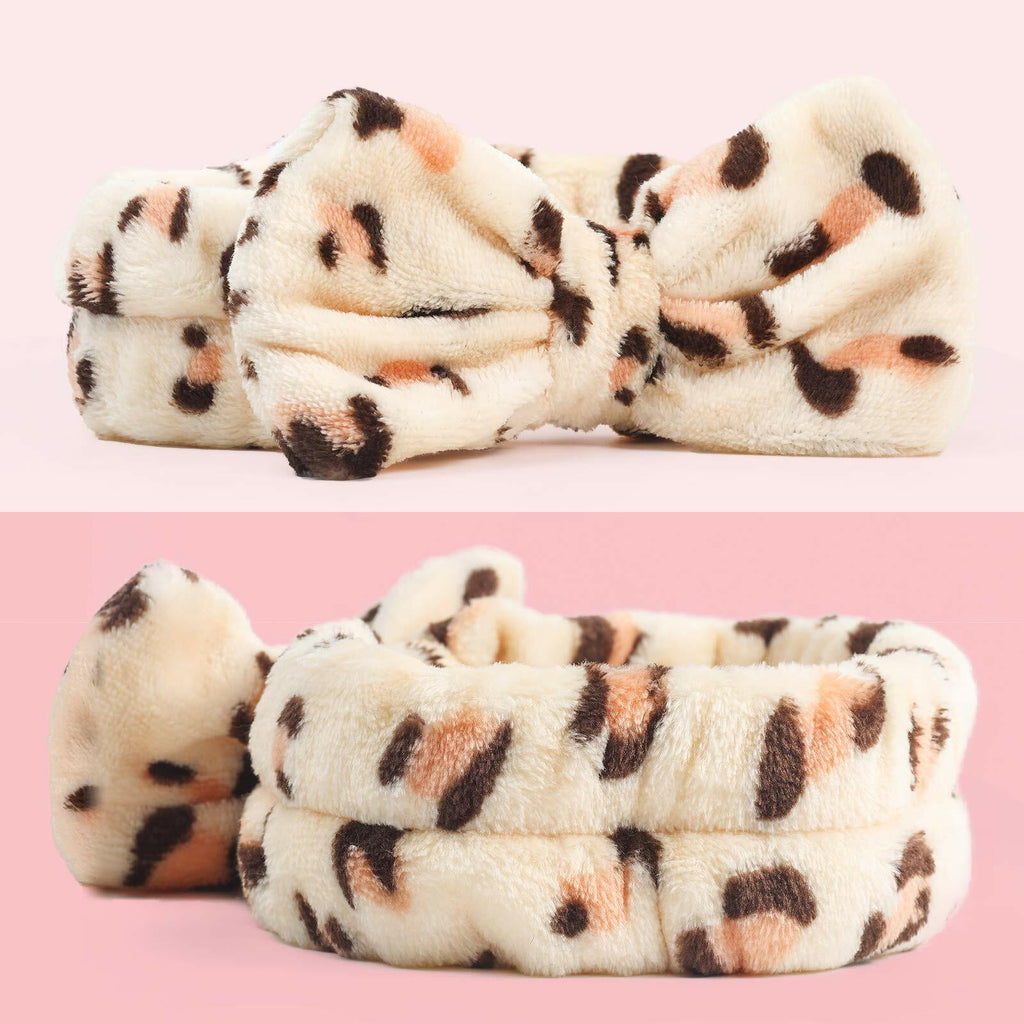 3 Otters Spa Headband Set 8PCS Soft Microfiber Face Wash for Women Girls