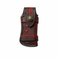 Straight Leather Folding Knife Sheath Universal Edge Guard Outdoor Camping S