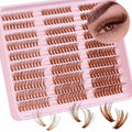 Losha Lash Clusters Wispy Brown D Curl 9-16mm 300pcs