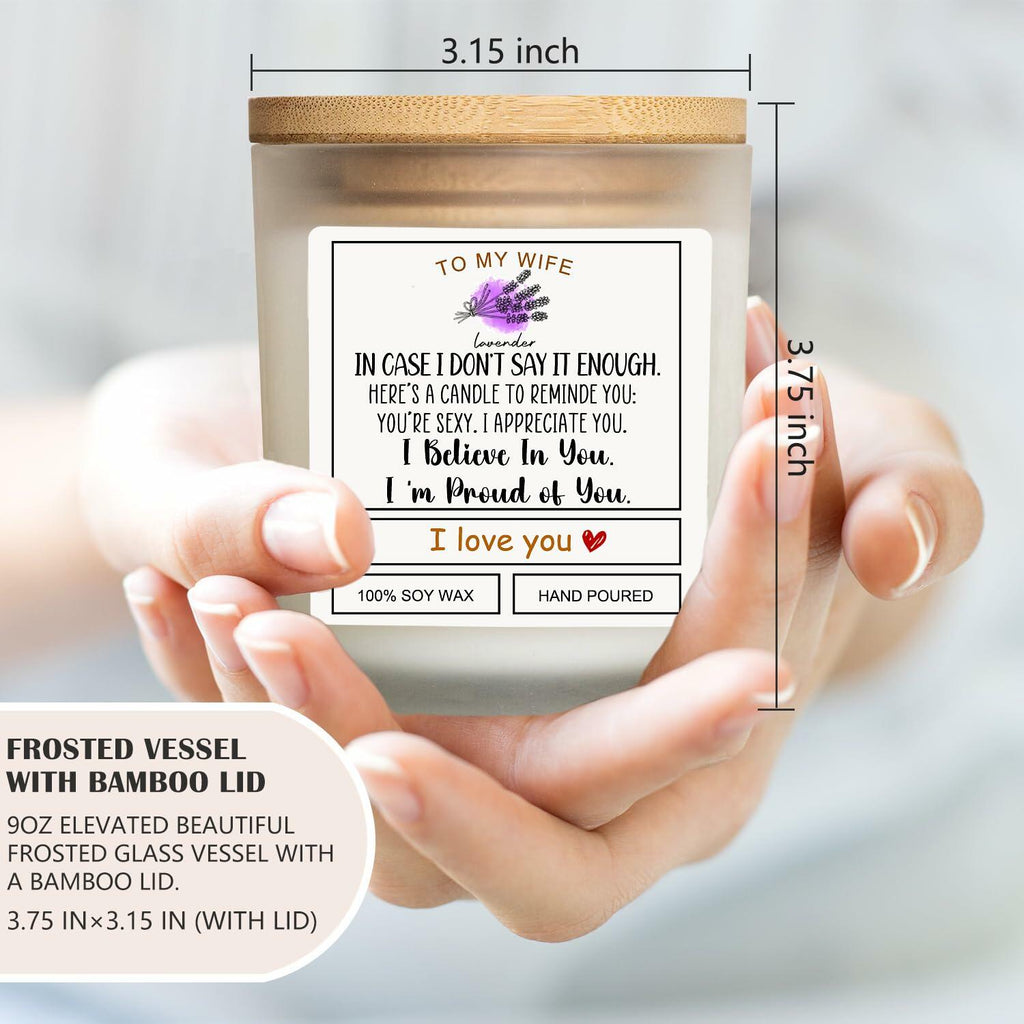 [Like New] Romantic Candle Gift for Wife Valentines Birthday Anniversary Gift