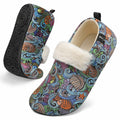 L-RUN Mens Slippers Soft Lightweight Slip-On Indoor Shoes Blue XL US