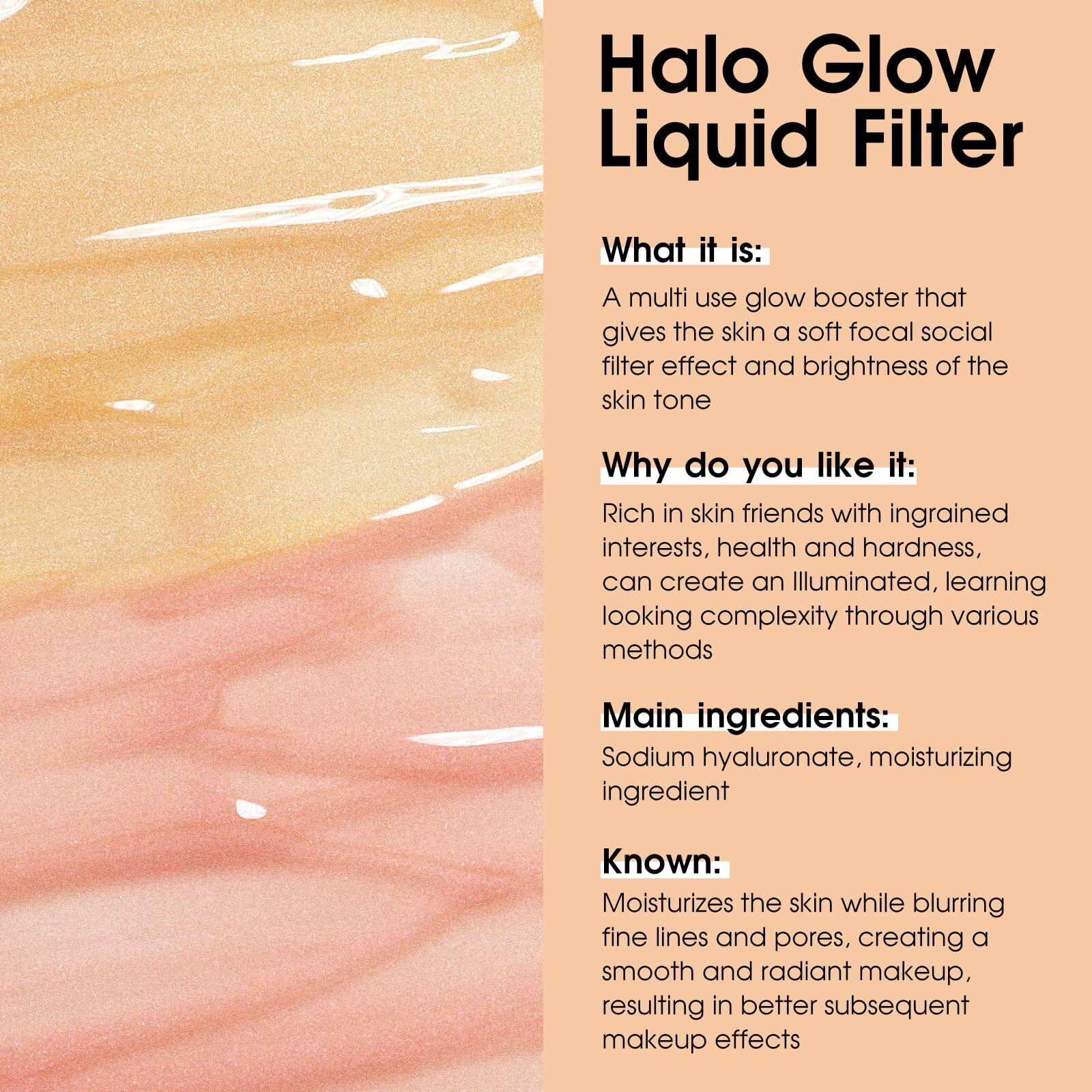 UCANBE Halo Glow Liquid Filter Face Complexion Booster 0.91oz Medium Tan