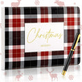 Frienda Leather Christmas Memory Book Scrapbook Album 9x6 White 144 Pages