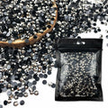 CLRDIVA 5mm Transparent Purple AB Resin Rhinestones Flatback Craft Gems