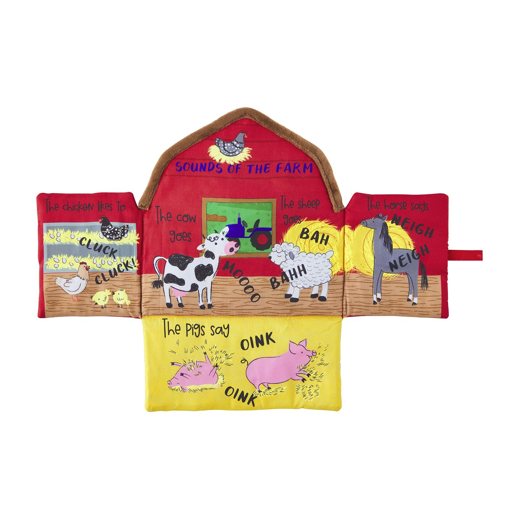 [Like New] Mud Pie Children's Farm Sounds Book