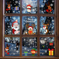 Christmas Window Clings Milky Snowflakes Xmas Stickers 160pcs Winter Decor
