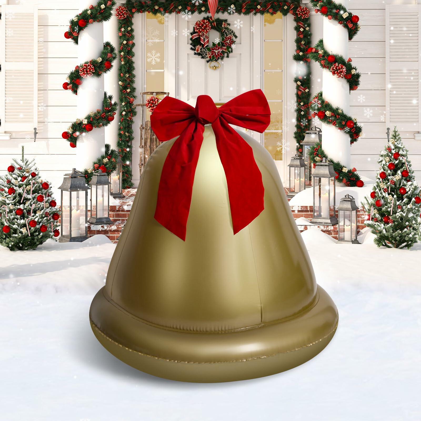 [Like New] Giant Inflatable Christmas Ball Outdoor Decoration PVC 21.6in 1pc