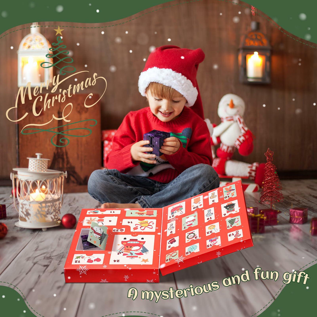 Christmas Advent Calendar 2025 24 Days Countdown Collectible Surprises Set