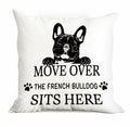 Huester French Bulldog Pillow Covers Dog Decor Gifts 18x18