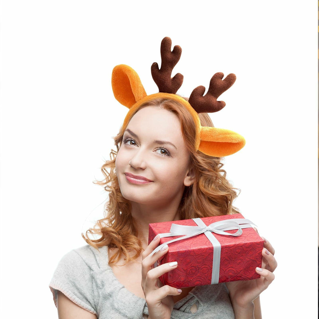 ZEYER Christmas Reindeer Antlers Headband Animal Ears 1PCS Women
