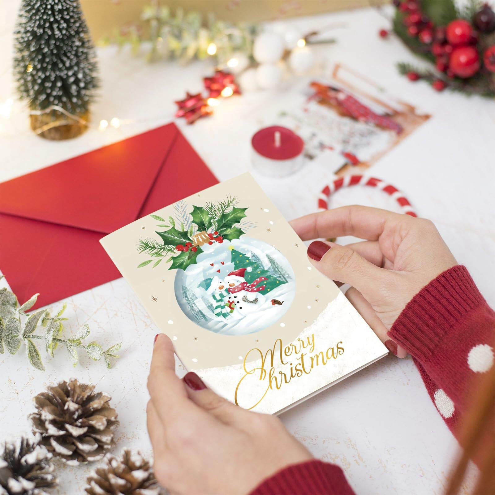 [Like New] STYPOP Christmas Cards 24-Pack 4x6 Assorted Designs with Envelopes