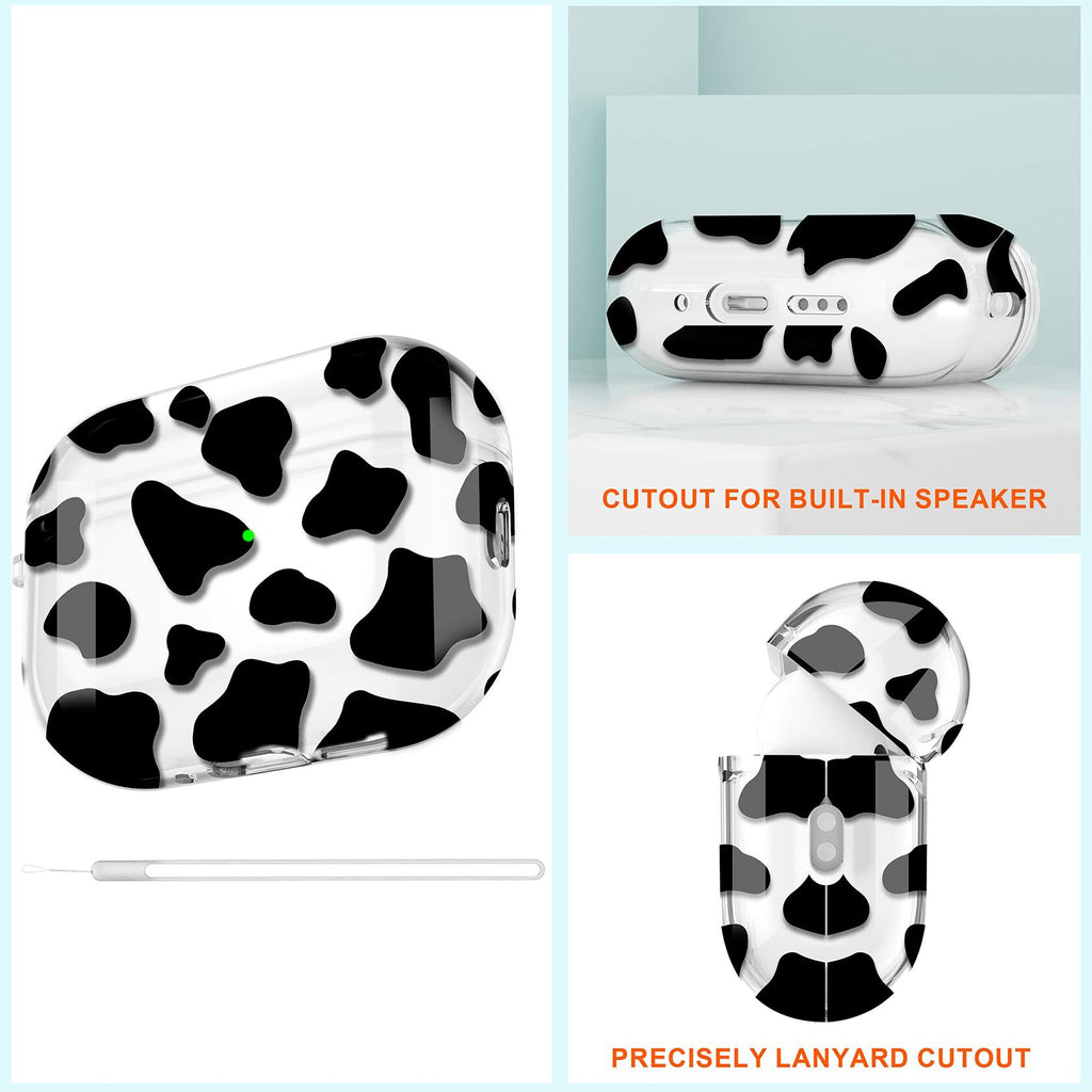 Maxjoy AirPods Pro Case 1st/2nd Gen Safety Lock Keychain Floral Cover