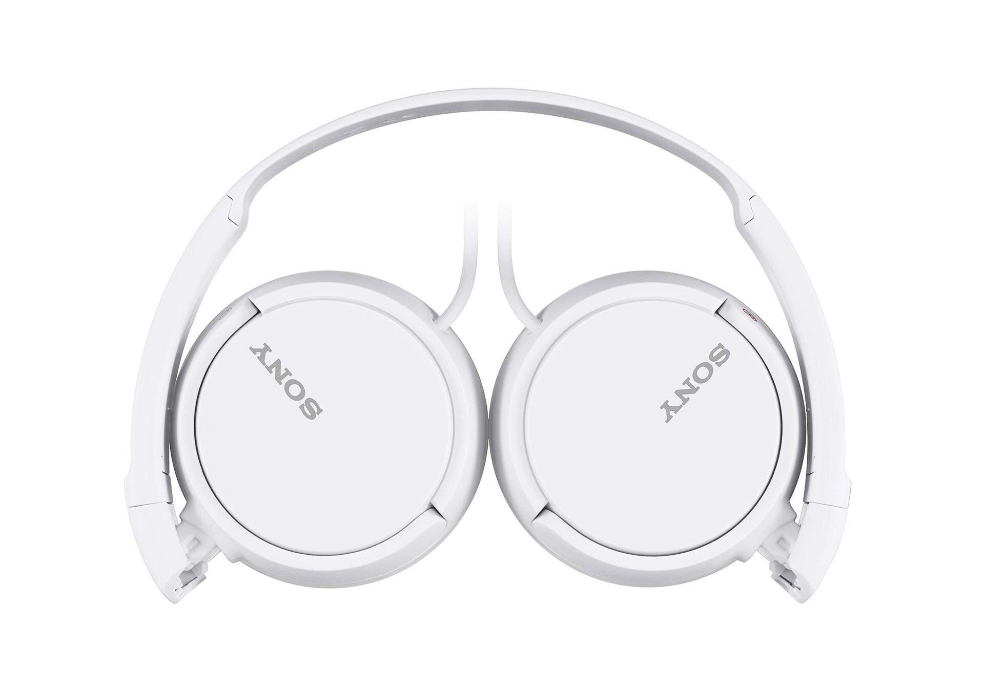 Sony MDR-ZX110 ZX Series Stereo Headphones White Lightweight 0.8oz