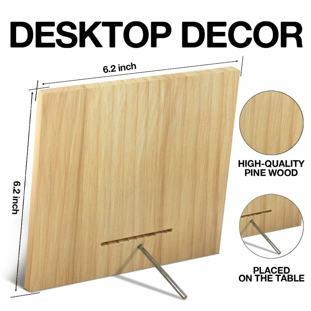 Coworker Appreciation Wood Sign Desk Decor 6.3x6.3 Inches Office Gift