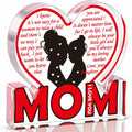 Love Mom Mother's Day Acrylic Plaque Desk Decoration Sign Gift