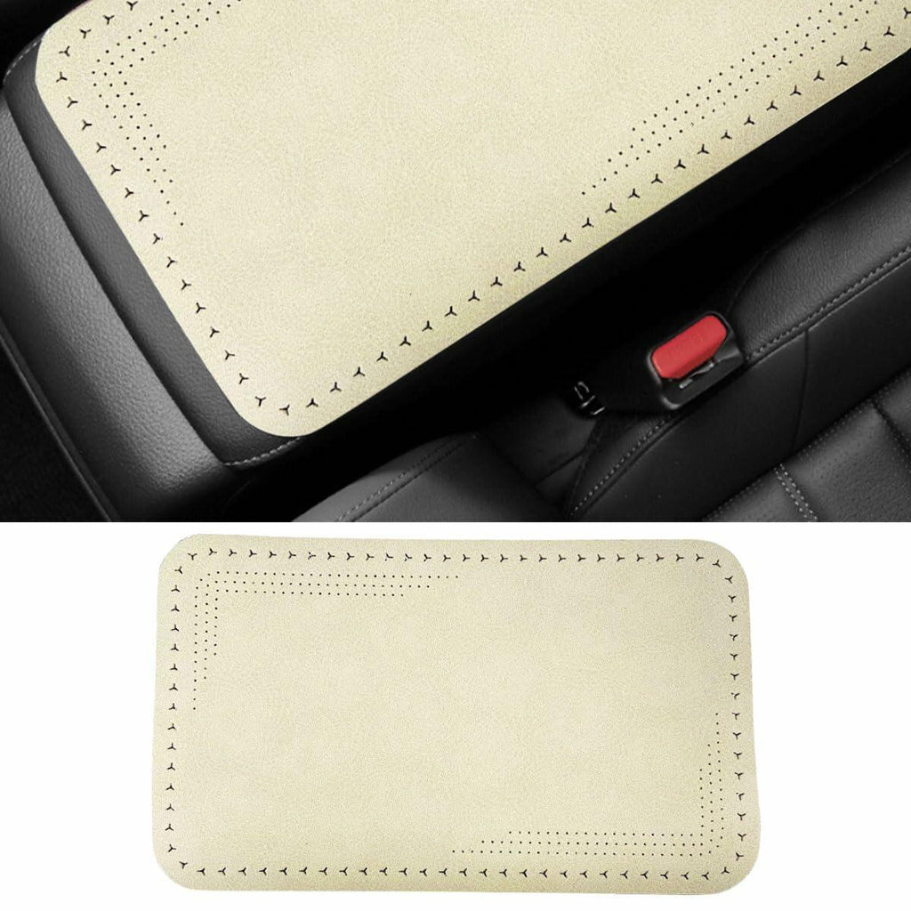 LAINLOY Car Center Console Pad Leather Armrest Cover Universal