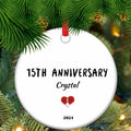 Couples Christmas Ornament Penguin Our First Christmas Together Gift